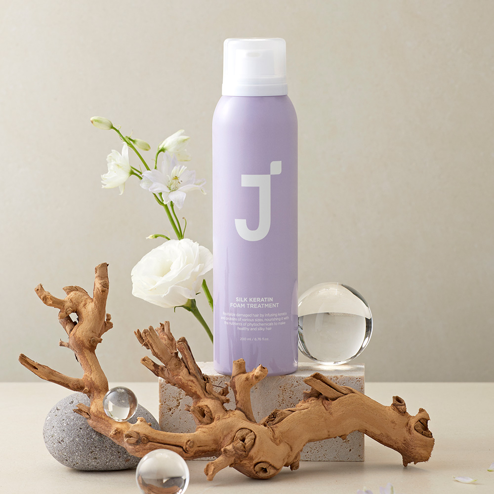 [제이숲] 실크 케라틴 폼 트리트먼트 200ml