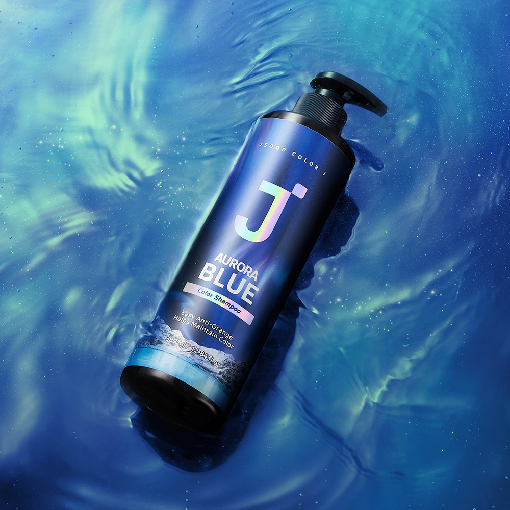[제이숲] 컬러제이 오로라 컬러 샴푸 380ml - 블루