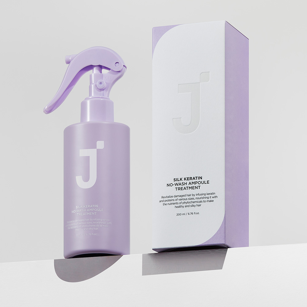[제이숲] 실크 케라틴 노워시 앰플 트리트먼트 200ml