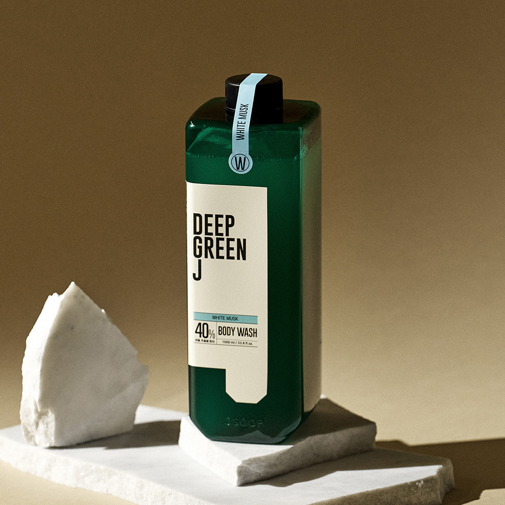 [제이숲] 딥그린제이 네이처 바디워시 1000ml - 화이트머스크
