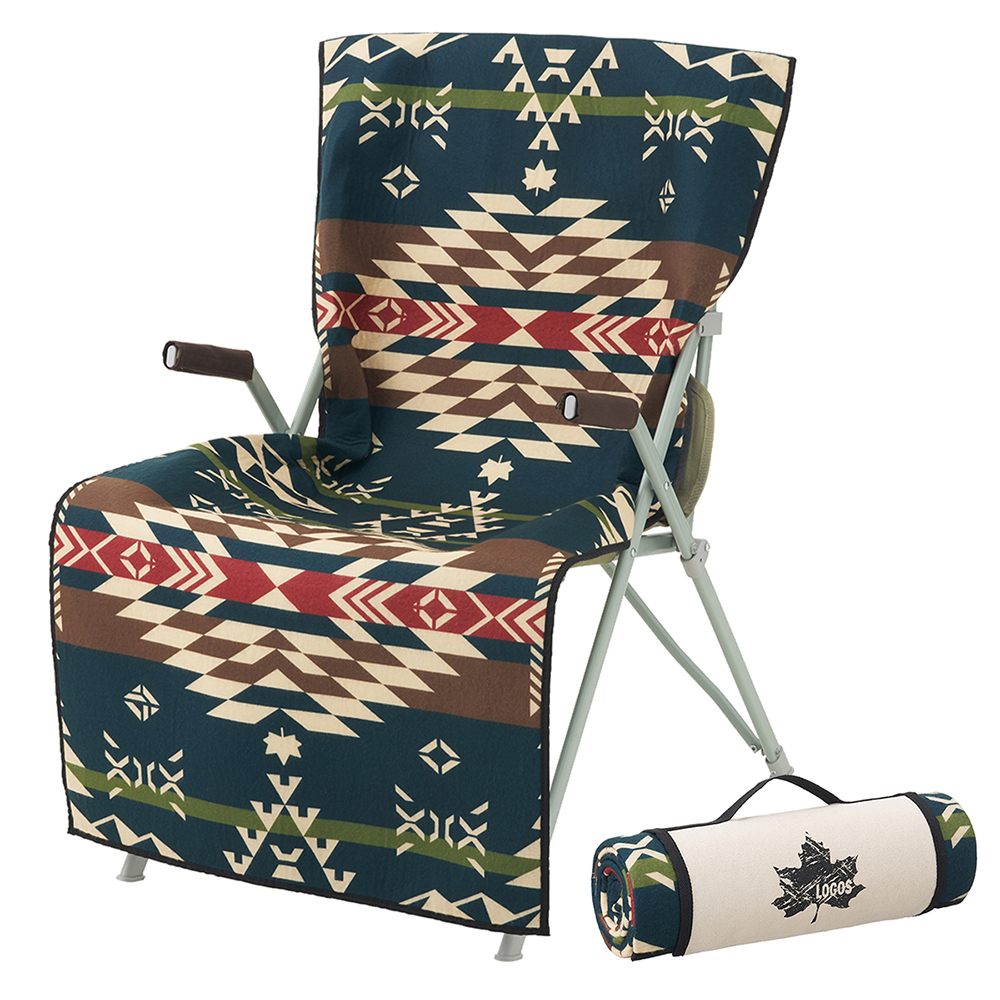 빈티지 네이티브 플리스 체어 커버