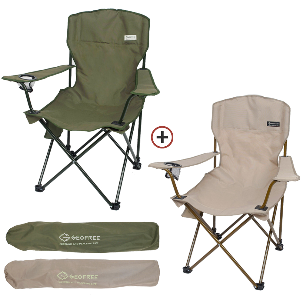 리조트 캠핑 체어 1+1