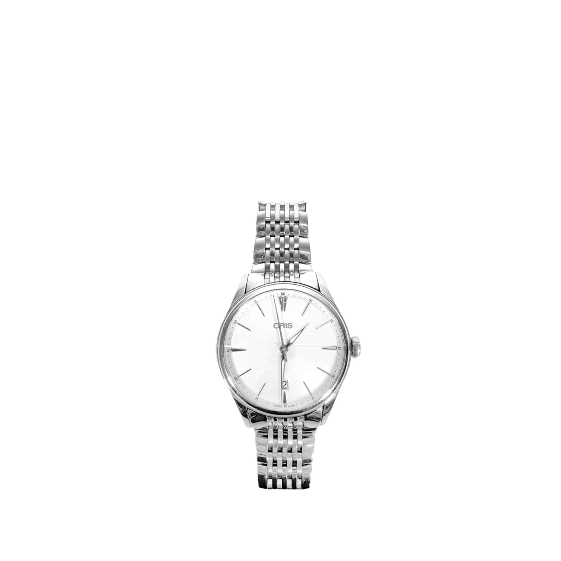 [40mm] 오리스 아뜰리에 데이트 클래식 시계 733 7721 4051