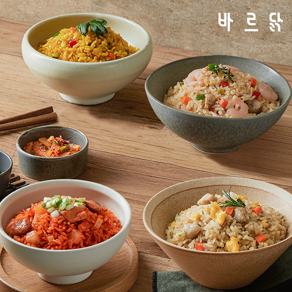 [바르닭] 소식좌 180g 볶음밥 4종 8팩