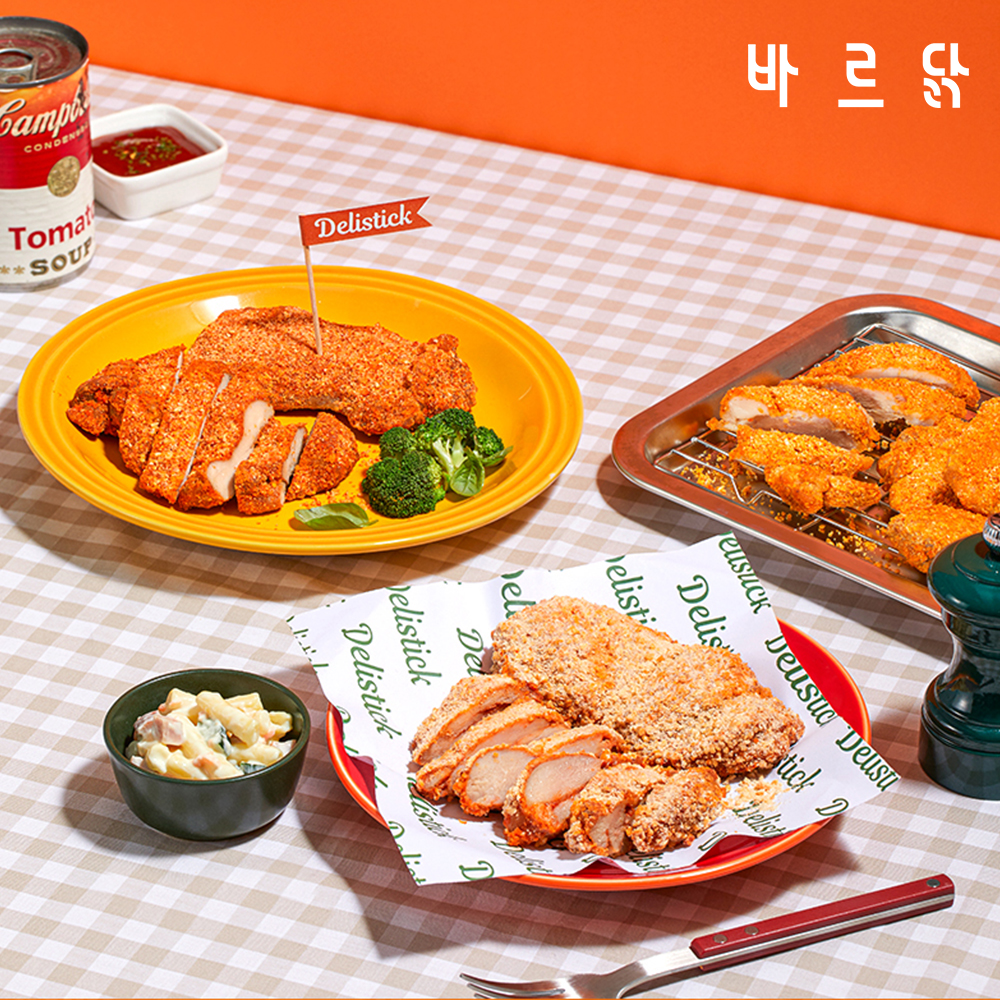 [바르닭] 딜리스틱 크런치 닭다리살 3종(8/15/24팩)