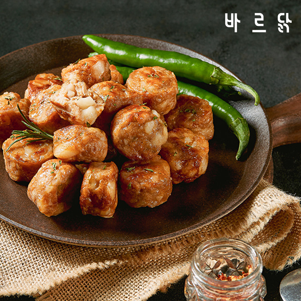 [바르닭] 떡 품은 닭가슴살볼 2종(7/16/26/40팩)