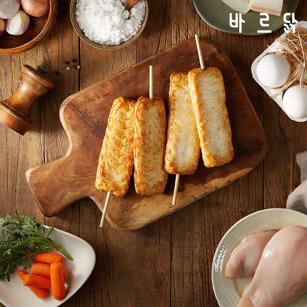 [바르닭x오마뎅] 닭가슴살 어묵바(9/17/25/35팩)
