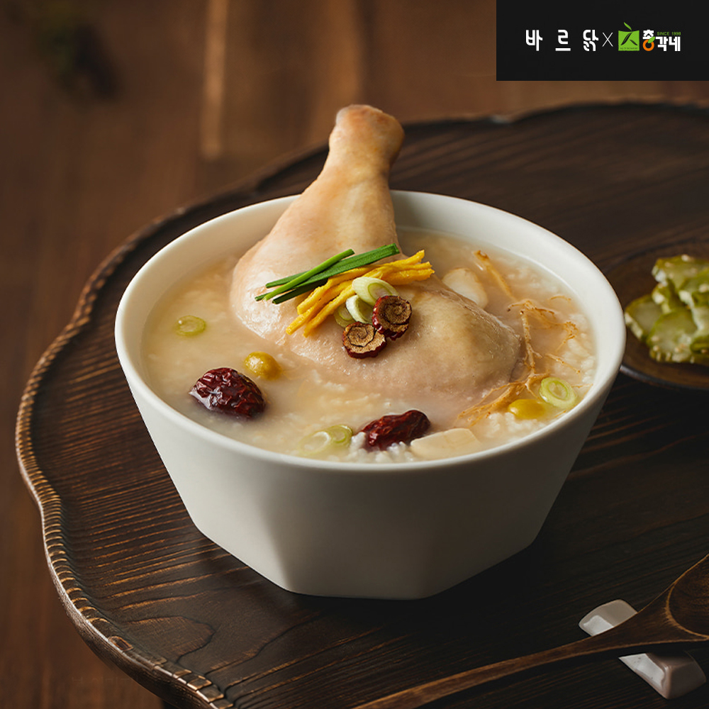 [바르닭x총각네] 빅 닭다리 삼계탕(3/6/10/14팩)