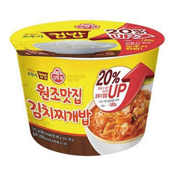 원조맛집 김치찌개밥 310g 12개 BOX 오뚜기