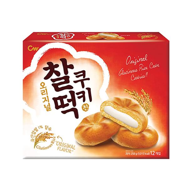 청우 오리지널 찰떡 쿠키 진 258g 12봉입 1박스 10개입