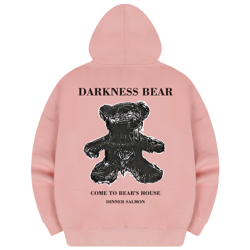 패션 바이 카카오 | [당일발송/기모추가] 다크베어 후드티 오버핏 후드 여성여자 SIS_0002, image size:1000x1000