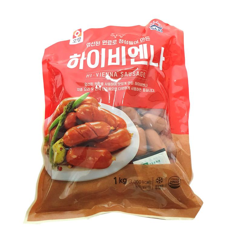 하이비엔나1kg/사조남부햄-4개