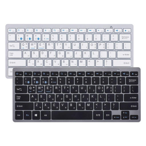 엑토 BTK-07 셀렉트 블루투스 무선 겸용 키보드 (그레이)