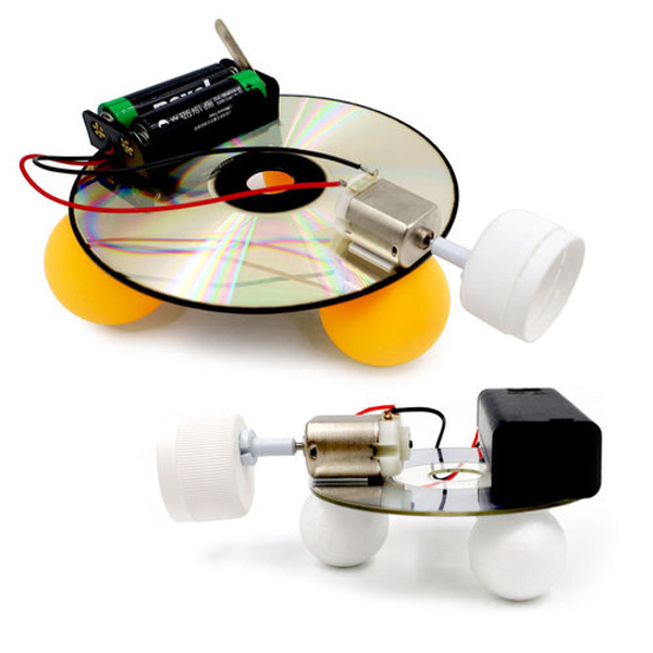 CD 진동로봇 만들기-스티로폼공