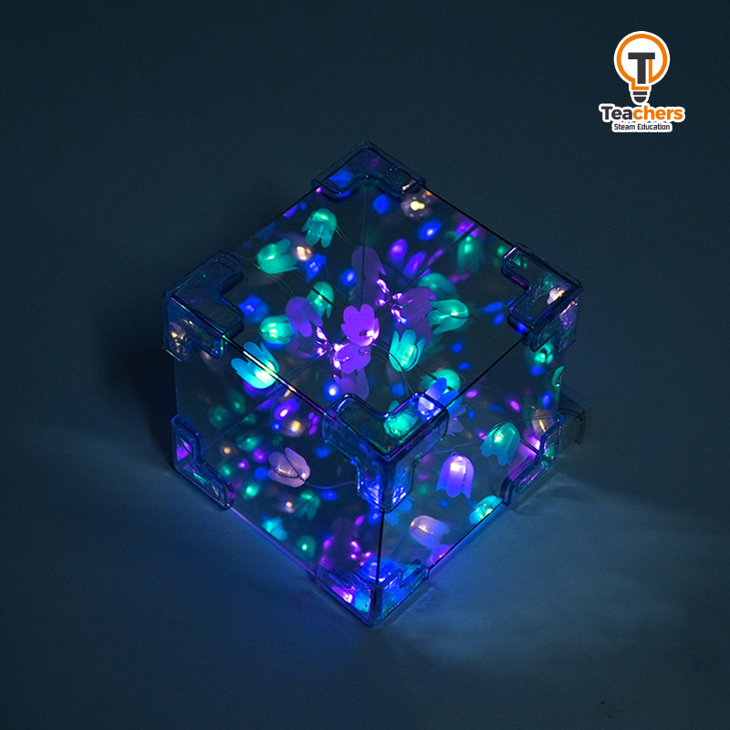 티처스 STEAM 과학실험키트 LED 거울 마술상자 만들기 M-30 X 5SET