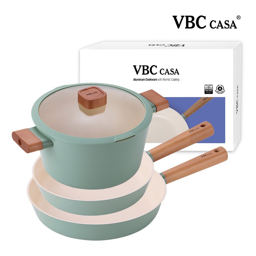 [VBC까사] 세라믹 쿡웨어 3종 세트(프24+28+양24)