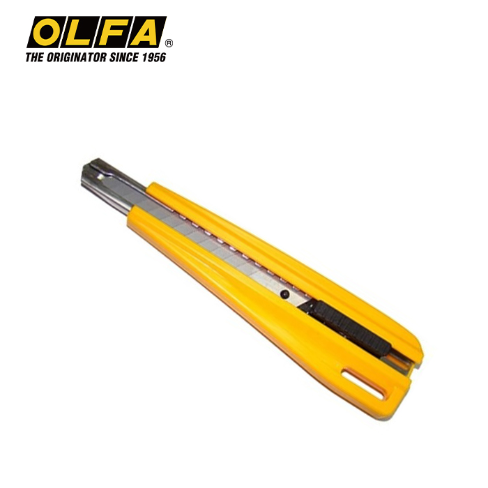 올파 OLFA 300-AL 소형 커터칼 9mm 도배칼 오토락