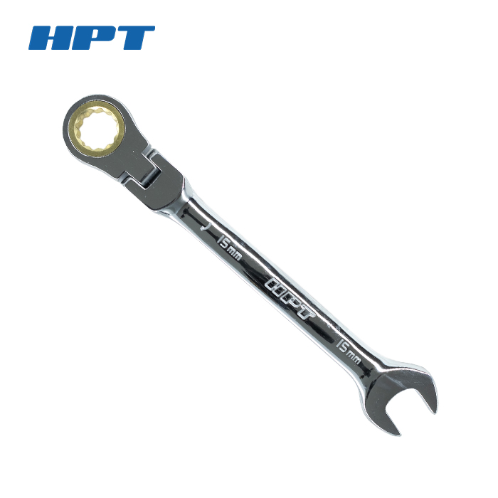 HPT 플렉시블 기어렌치 라쳇렌치 15mm 깔깔이 HFW-15
