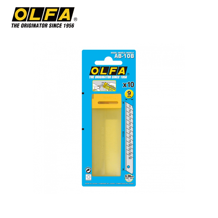 올파 OLFA AB-10B 커터칼날 9mm 10개입