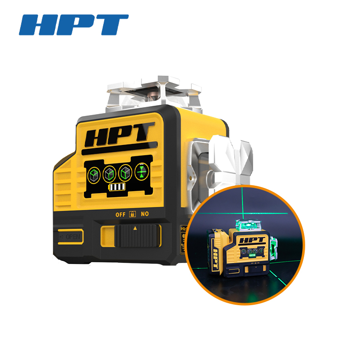 HPT 3D 그린 레이저레벨기 HL-3DGN 몸통 디월트 12V