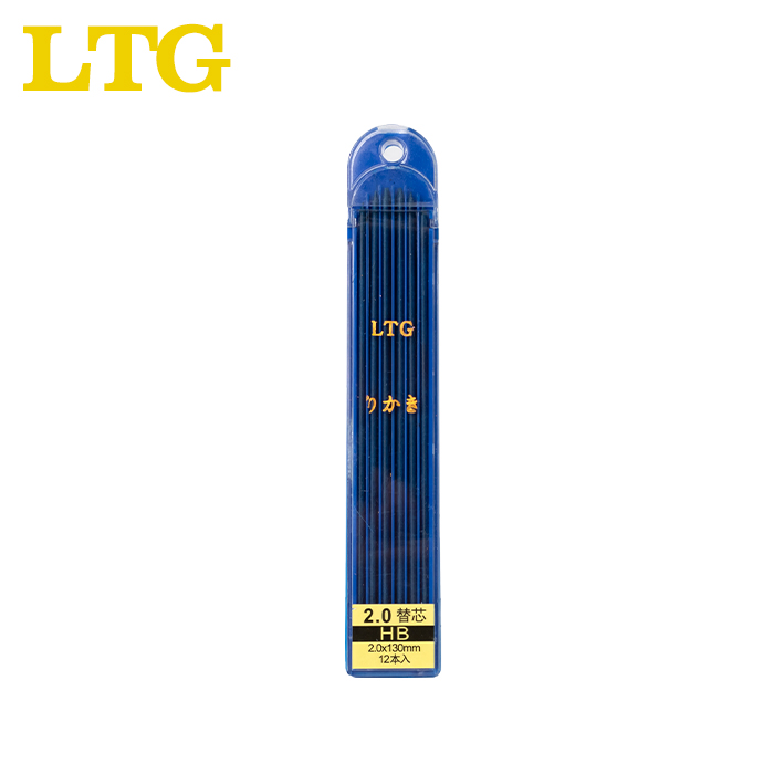 LTG 홀더펜 샤프심 2.0mm 12개입 파랑