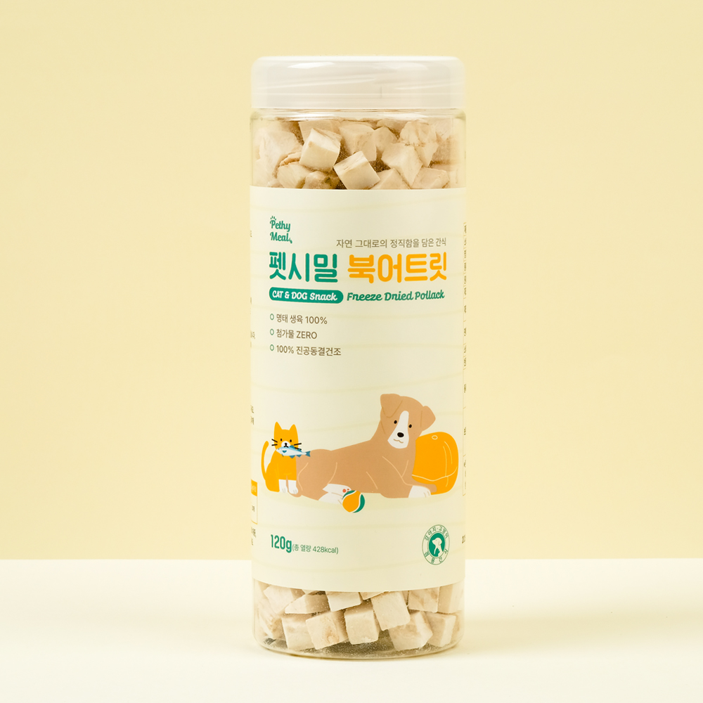 펫시밀 동결건조간식 북어트릿 120g