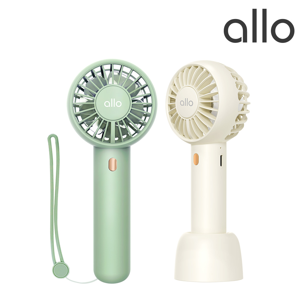 [알로코리아] 듀얼팬 휴대용 미니 선풍기 F