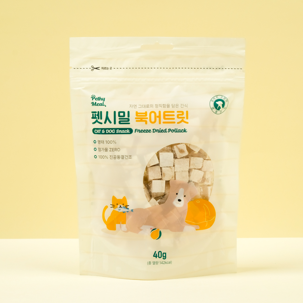 펫시밀 동결건조간식 북어트릿 40g