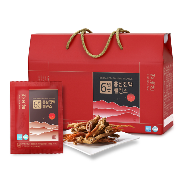 [정녹삼] 6년근 홍삼진액 밸런스 (50ml X 30포)
