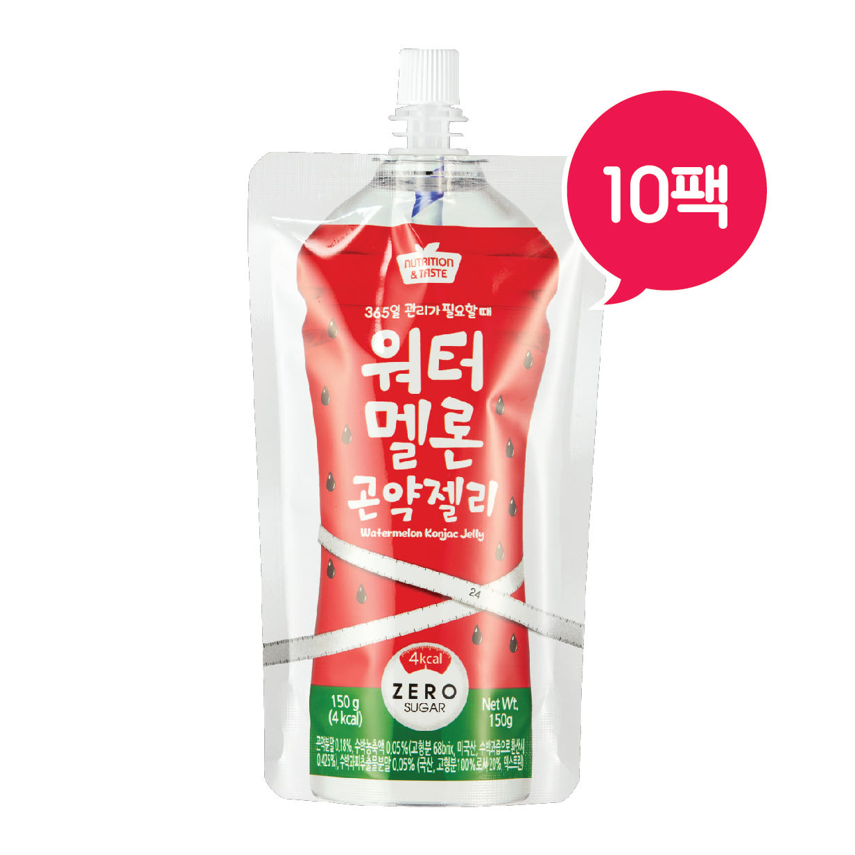 보람바이오 워터멜론 곤약젤리 150g 10팩