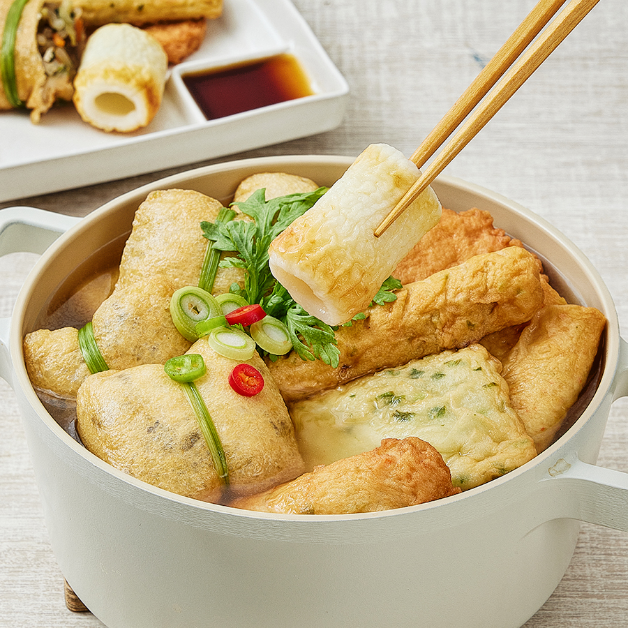 [고래주방] 유부주머니 어묵탕 440g x 1팩