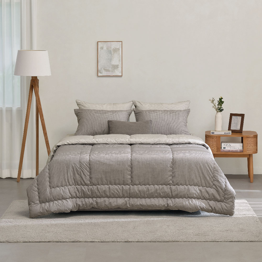 [알레르망] 오슬로2 차렵이불 D 7종세트 브라운