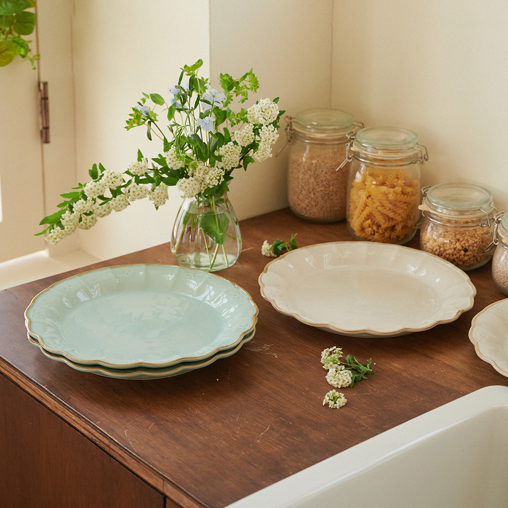 [코스타노바 올리바]_디너접시 29cm_화이트