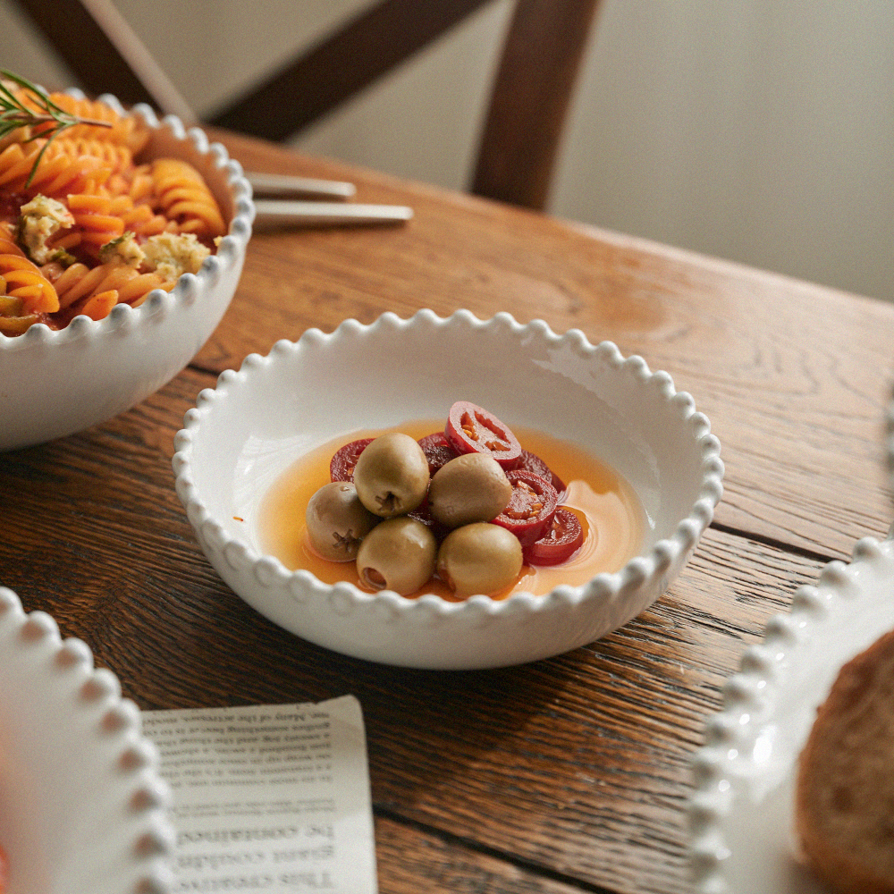 [코스타노바 화이트펄]_찬기 14cm_화이트