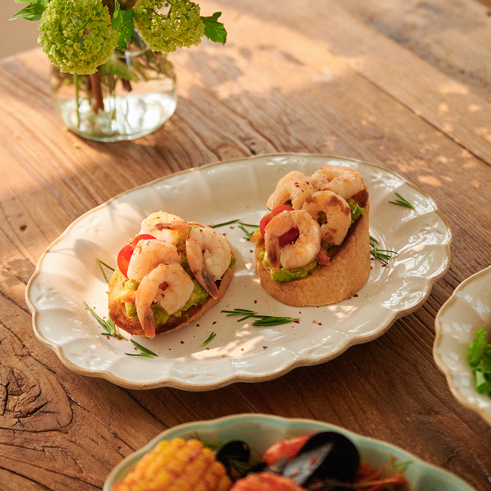 [코스타노바 올리바]_타원접시 30cm _화이트