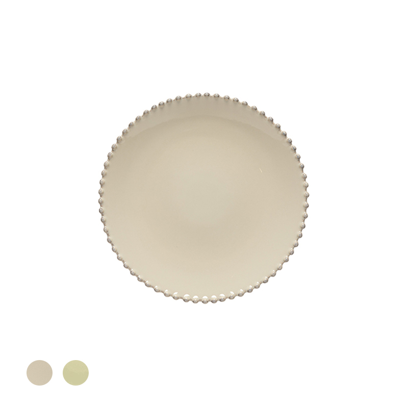 [코스타노바 화이트펄]_디너접시 25cm_크림