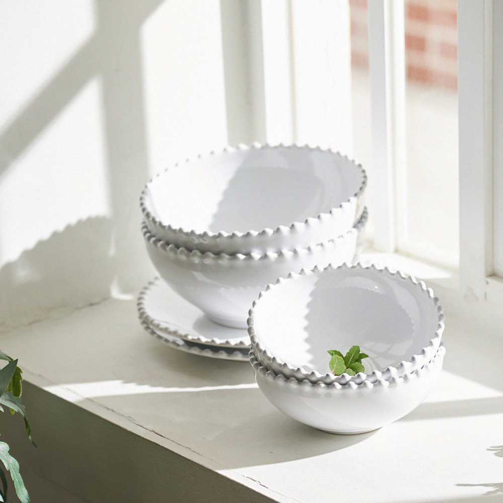 [코스타노바 화이트펄]_면기 19cm_화이트