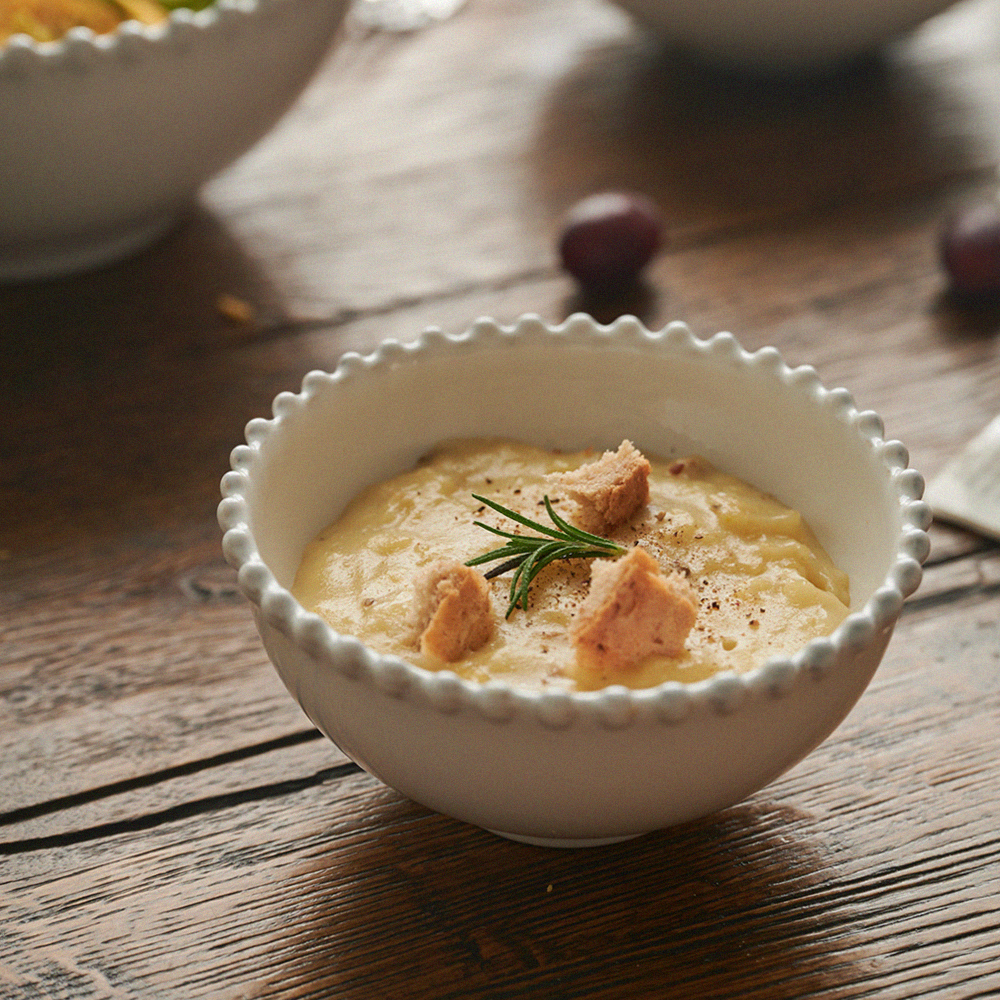 [코스타노바 화이트펄]_밥공기 13cm_크림