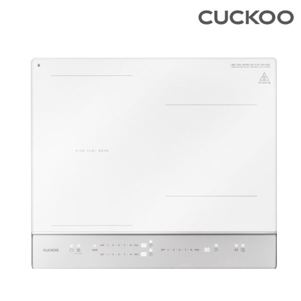 [쿠쿠] 미식 컬렉션 3구 인덕션레인지 메탈실버 CIR-E301FW