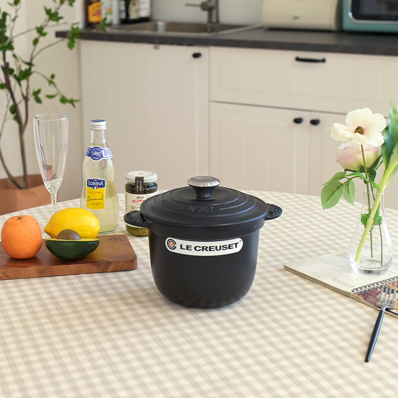 르크루제 고메 밥솥 2.0L 매트블랙(수분커버포함)