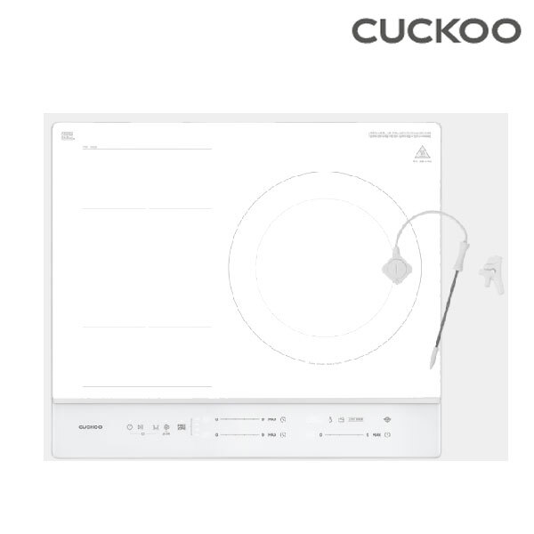 [쿠쿠] 미식 컬렉션 셰프스틱 프리존 3구 인덕션레인지 화이트(퓨어화이트) CIR-GP301FAW
