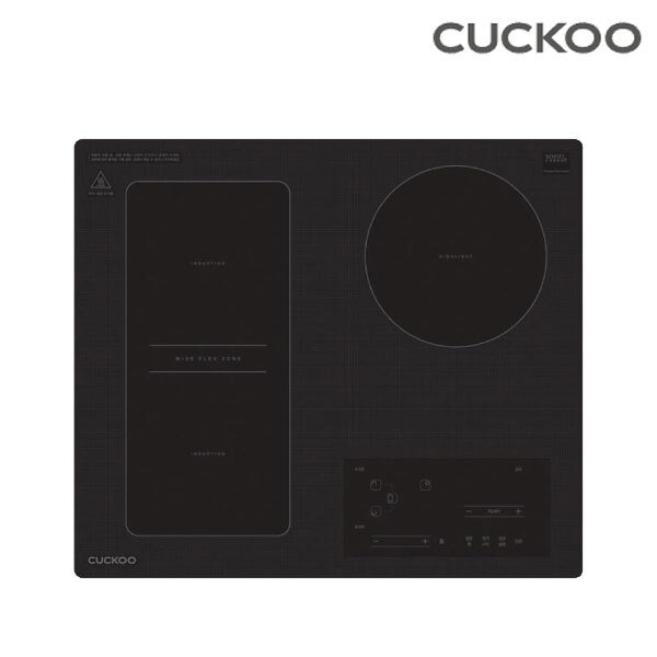 [쿠쿠] 3구 하이라이트 인덕션레인지(2구IH+1구HL) 블랙 CIHR-D303FB