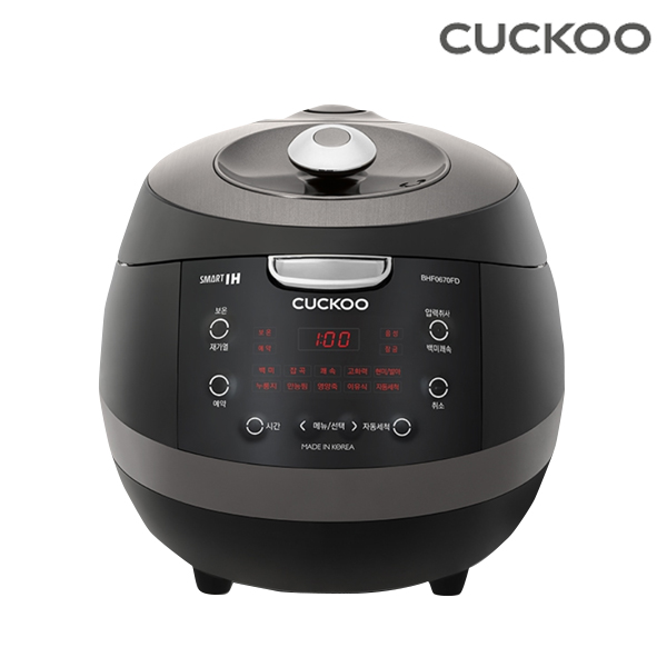 [쿠쿠] 6인용 IH전기압력밥솥 다크티탄실버 CRP-BHF0670FD