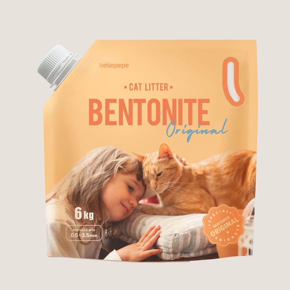 베베페페 프리미엄  고양이모래  벤토나이트 오리지널 6kg