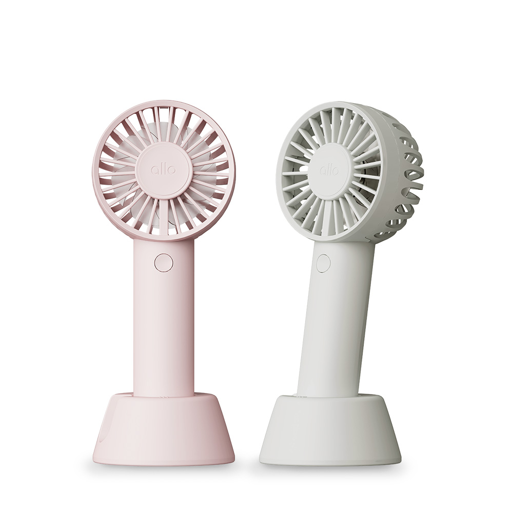 [알로코리아] 듀얼팬 휴대용 미니 선풍기 F2A