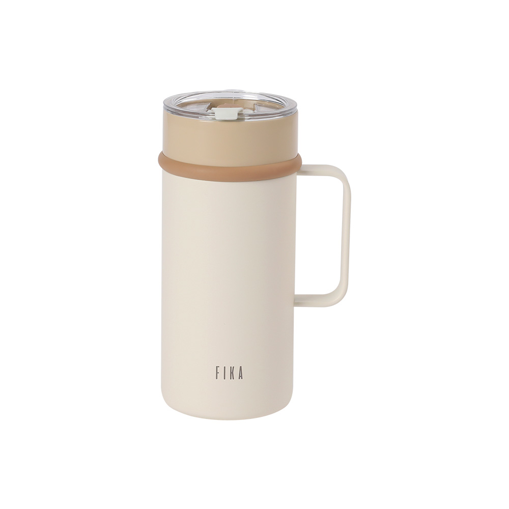 [네오플램] 피카 립스 세라믹 텀블러 머그16oz(473ml) 베이지