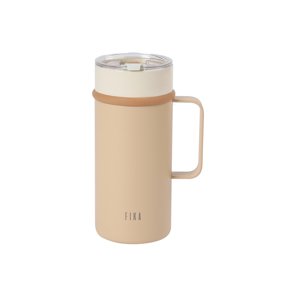 [네오플램] 피카 립스 세라믹 텀블러 머그16oz(473ml) 크림