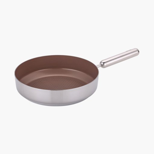 [네오플램] 엣지팬 스텐 브라운 IH 28cm 궁중팬