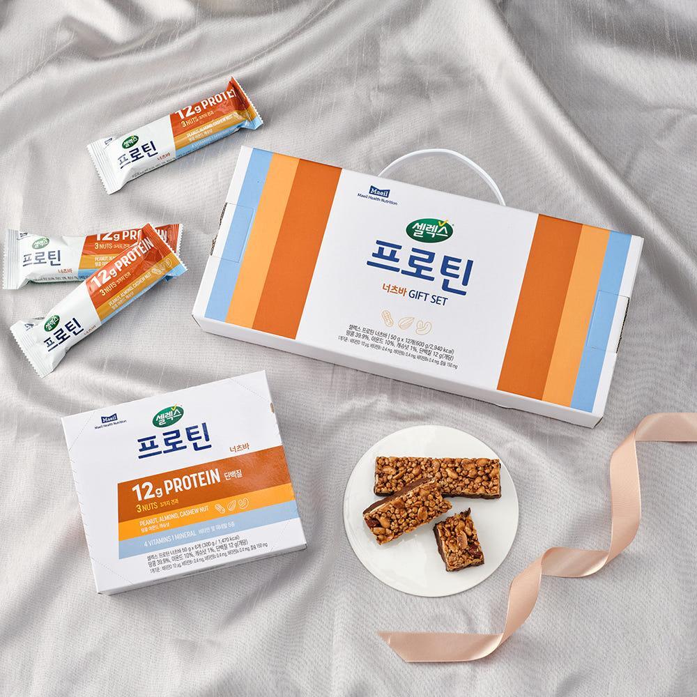 셀렉스 프로틴 너츠바 세트(총 12개입)