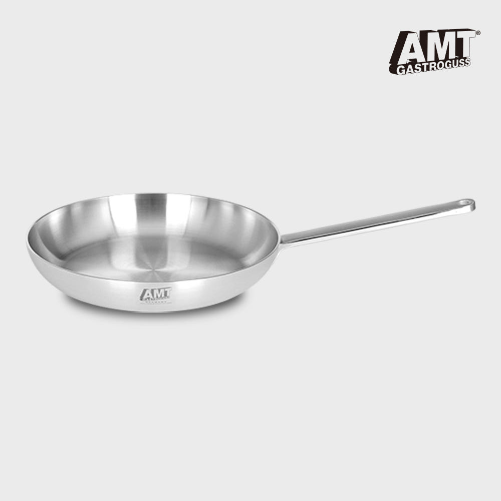 [AMT] 316Ti 스텐 프로 28cm 플랫팬 통5중 프라이팬